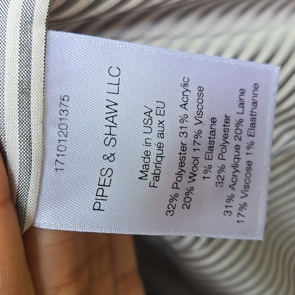 VERONICA BEARD Miller Double-breasted Herringbone Blazer In Burgandy Size 2 - Picture 5 of 8